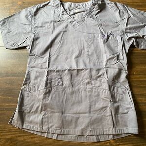 Gray Women’s Scrub Top